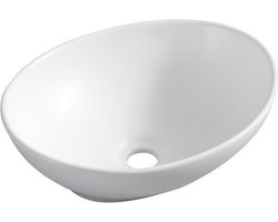 Opzetwaskom Wiesbaden Barco 40x33x14,5 cm Mat Wit