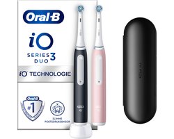 Oral-B iO 3 - Zwart En Roze - Elektrische Tandenborstel