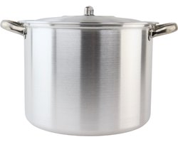 Orange85 Soeppan - Stamppot Pan - Inductie - Zwart - 8 Liter - Staal - Alle warmtebronnen - Inclusief E-book