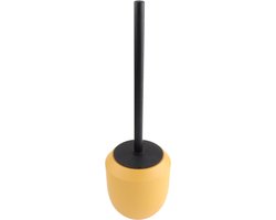 Orange85 Toiletborstel met houder - Wc borstel - Geel - 12x12x39 cm - Aardewerk