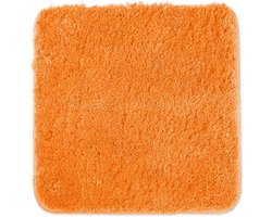 Oranje Badkamer Tapijt - Antislip & Machinewasbaar - Badmat 45x45 cm