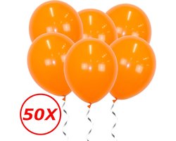Oranje Ballonnen 50st Feestversiering EK Koningsdag WK Verjaardag Ballon