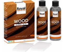 Oranje Furniture Care - Matte polish- en reinigingsset voor houtverzorging - 250 ml