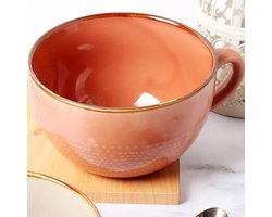 Oranje Grote Mok - Keramiek - 700 ml