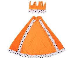 Oranje koningsoutfit - kleed je als koning of koningin op koningsdag/woningsdag