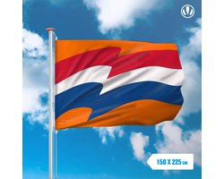Oranje vlag XL 150x225cm - Beste Kwaliteit