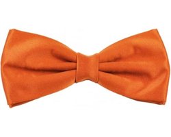 Oranje Vlinderdas - Satijn - Verstelbare Vlinderstrik