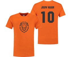 Oranje Voetbalshirt 160 gram/m² - design 1 - WK 2026 - Gepersonaliseerd met Eigen Naam en Nummer - Shirt Holland - Voetbal - Nederlands Elftal