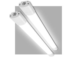 Oraymin 2x LED TL Lamp - 120 cm - IP66 Waterdicht - 36W 3960LM - Doorkoppelbaar - 4000K