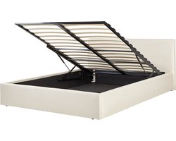 ORBEY - Tweepersoonsbed - Beige - 140 x 200 cm - Polyester
