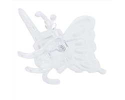 Orchidee Clips - Plantenclips Steunen - Planten Ondersteunen - Sterke Grip - 100 Stuks - Transparant