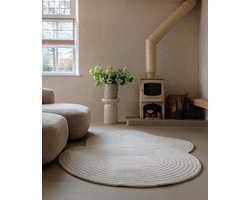 Organisch design vloerkleed - Balans Flow ivoor 150x220 cm