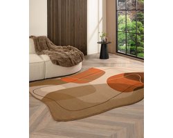 Organisch vloerkleed - Ease Stone terra 200x300 cm