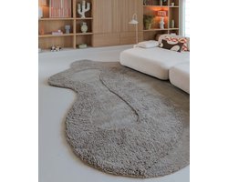 Organisch vloerkleed - Tjørne Mose taupe 150x230 cm