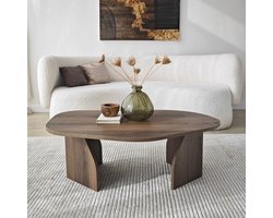 Organische Salontafel Walnoot Melamine Rack - 105x65 cm