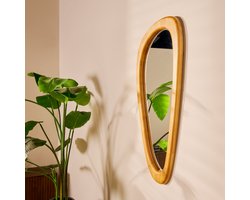 Organische Spiegel Fred - Hout 120cm