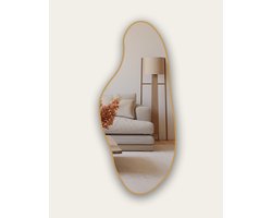 Organische Spiegel Lys – Ovaal - Goud- 180x80cm