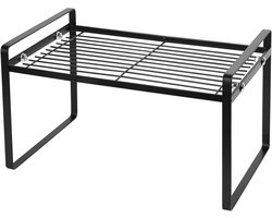 Organiser voor Keuken met Anti-slip Functie, Keukenopslagplank voor Eten, Ideaal voor Buffets en Werkbladen, 330x210x185mm