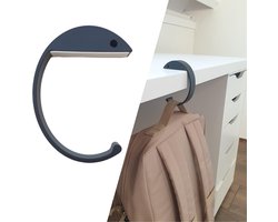 Organized-living Tassenhaak - bureau haak voor tas - metaal - zwart