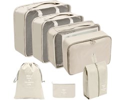 Organizer voor koffer - Packing cubes en zakjes 7 st