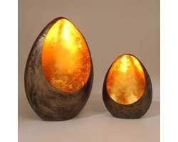 Oriëntaalse metalen wandlantaarns set van 2 Bodhi | Staand of hangend