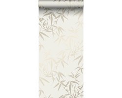Origin Wallcoverings behang bamboe bladeren beige - 347735 - 0,53 x 10,05 m