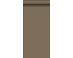 Origin Wallcoverings behang effen glanzend brons - 345707 - 53 cm x 10,05 m