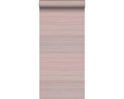 Origin Wallcoverings behang geweven structuur met kleurverloop oudroze - 53 cm x 10.05 m - 347751