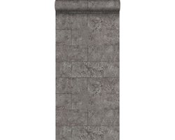 Origin Wallcoverings behang kalkstenen blokken taupe - 347582 - 53 cm x 10,05 m