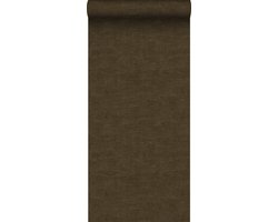 Origin Wallcoverings behang linnenstructuur bruin - 347864 - 0.53 x 10.05 m