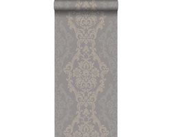 Origin Wallcoverings behang ornamenten taupe en glanzend brons - 53 cm x 10.05 m - 346212