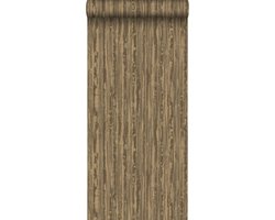 Origin Wallcoverings behang strepen glanzend koper bruin - 53 cm x 10.05 m - 346643