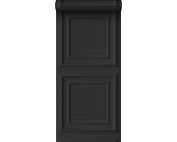 Origin Wallcoverings eco-texture vliesbehang wandpanelen zwart - 347832 - 53 cm x 10,05 m