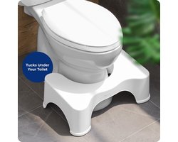 Original Badkamer Toilet Stoel 7-inch Hoogte Wit - Verbeterde Houding