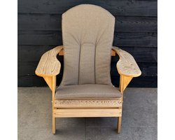 Origineel Adirondack Kussenkussen Taupe | Speciale pasvorm | Blijft koel in de zon | Makkelijk schoon te houden | Adirondack Kussen Loungestoel Bearchair
