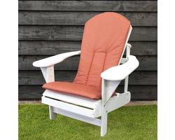 Origineel Adirondack Stoelkussen Terra | Speciale pasvorm | Blijft koel in de zon | Makkelijk schoon te houden | Adirondack Tuinstoel Bearchair
