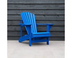 Originele Adirondack Stoel | Kunststof | Donkerblauw | 10 jaar garantie | Binnen 2-5 werkdagen geleverd | Canada Comfy Chair | Adirondack Tuinstoel Bearchair