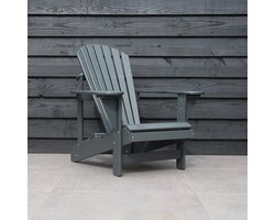 Originele Adirondack Stoel | Kunststof | Grijs | 10 jaar garantie | Binnen 2-5 werkdagen geleverd | Canada Comfy Chair | Adirondack Tuinstoel Bearchair
