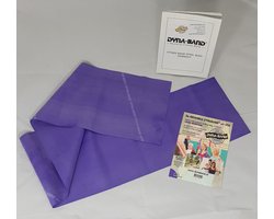 Originele DynaBand ® Paars Zwaar 90 cm | Weerstandsbanden | Resistance Band | Fitness elastiek | Weerstandband | De originele DynaBand | Rekt meer dan 250% | Breekt niet! | Geschikt voor alle leeftijden en elk sportniveau.