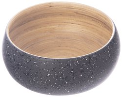 Orion - Bambuskom - 14 cm - Grijze Granietlook - Handgemaakt