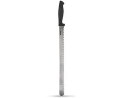 Orion Classic - Stalen Taartschep - 39 cm - Zwarte Handgreep - Roestvrij