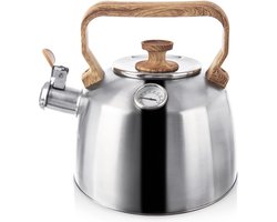 Orion Fluitketel RVS - 20 cm - Zilver
