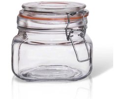 Orion - Glazen Patentpot - 500 ml - Luchtdichte Afsluiting - Met Deksel