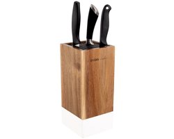 Orion - Leeg messenblok - Houten Standaard - Acaciahout - Antislip