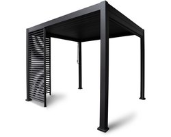 Orion Louvre Shutter Paneel 3,6M voor Orion terrasoverkapping - 113,5 x 238.25 cm - Antraciet - Aluminium - Biedt meer privacy en schaduw onder uw overkapping