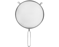 Orion - Roestvrijstalen Keukenzeef - 20cm - Ergonomische Handgreep - Vaatwasserbestendig
