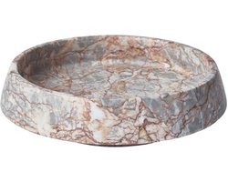 Orion Schaal Almond | Grijs / Beige / Roze | Keramiek