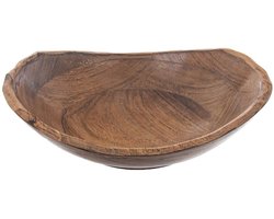 Orion Serie - Mango Houten Kom - 30 cm - 1,6 l - Decoratief