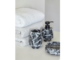 Orion Toiletborstel | Zwart / Grijs | Keramiek