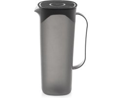 Orion - Waterkaraf - Kunststof - 1,8 l - Met Deksel en Zeef - Vaatwasserbestendig - Zwart